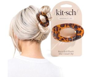 Kitsch Pinzas planas medianas para mujer, elegantes pinzas planas para mujer, fuerte sujeción para cabello grueso y fino, antideslizantes para un uso seguro, cómodo durante todo el día, diseño de