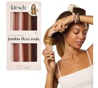 Kitsch Rizador de Satén Sin Calor - Varilla Flexible Jumbo para Rizos Nocturnos - Rizadores de Pelo Suaves para Dormir - para Mujeres