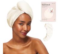 Kitsch Toalla de Microfibra para el Cabello, envolturas de Cabello Rizado de Secado rápido para Mujeres, Cabello Mojado, Toalla de Microfibra para Cabello, Toalla de Secado de Cabello, Toallas de