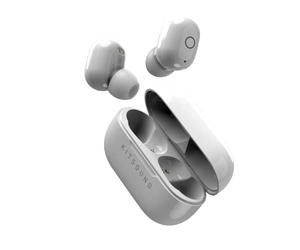 Kitsound Edge 20 True Wireless Earbuds, Auriculares en la Oreja, Auriculares Bluetooth con micrófono, Auriculares inalámbricos, Auriculares Bluetooth con micrófono, Color Blanco
