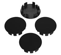 KitsPro Tapa Central 62MM buje Centro Cubre Tapas Centrales de Rueda, 4 PCS/ABS (Negro Mate, Exterior 62MM, Interior 56MM)