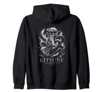 Kitsune El Espíritu Inteligente Zorro Sudadera con Capucha