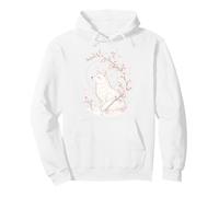 Kitsune Fox Cherry Blossoms Meditación Zen Yoga Vida Mujeres Sudadera con Capucha