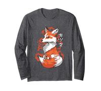 Kitsune Fox - Espíritu Kanji Japonés Animales Anime Manga Manga Larga