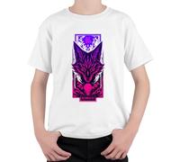 Kitsune Fuchs Neomachi Japan Anime Cyberpunk - Camiseta infantil, Blanco, 116