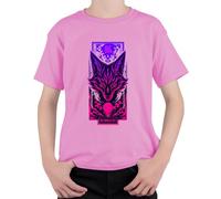 Kitsune Fuchs Neomachi Japan Anime Cyberpunk - Camiseta infantil, Rosa., 152
