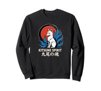 Kitsune Spirit Nine-Tailed Soul Mitología Japonesa Sudadera