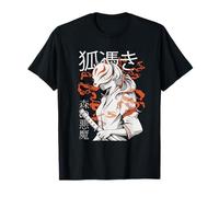 Kitsune Yokai Forest Demon Samurai Design Camiseta