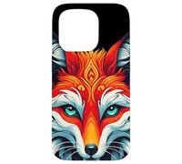 Kitsune (Zorro Japonés) | Estética de Arte Místico Carcasa para iPhone 15 Pro