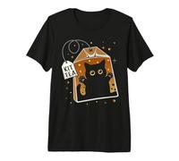 Kittea Cute Cat In Tea Bag Kitten Lovers Tea Fans Camiseta Premium