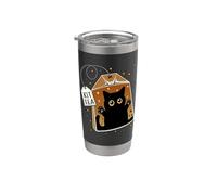 Kittea Cute Cat In Tea Bag Kitten Lovers Tea Fans Vaso térmico de acero inoxidable de doble pared