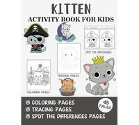 Kitten Activity Book for Kids: Coloring, Tracing and Spot the Difference Pages (Activity Books for Kids)