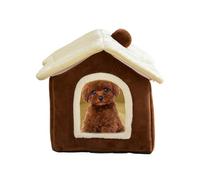 Kitten Bed Cave, Indoor Cat Shelter, Warm Cat House, Plush Cat Bed, Modern Cat Bed, Waterproof Kitten Bed Cave with Removable Cushion for Cats, Dogs and Other Small Pets