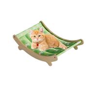 Kitten Bed, Cooling Pet Hammock, 49 x 31,5 x 13 cm, Washable Soft Lounger, Transpirable Mesh Support, Bottom, Medium Size, for interior Travel Balcony Corner