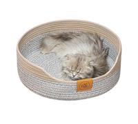 Kitten Bed, Indoor Kitten Bed, Warm Cat Bed, Cotton Rope Cat Bed, Cat Scratcher Bed, Washable Pet Bed, Dog Donut Bed, Cat Sleeping Bed, Calming Cat Bed, Small Dog Bed, Cozy Pet Bed, Cat Bed for
