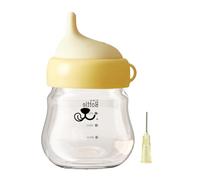 Kitten Bottle, Pet Feeder, Animal Nursing Tool, Anti Choking Small Puppy Flask with Adjustable Flow, Interactive Non Slip Grip for Puppies Orphaned Cats Wildlife Feeding Sessions 4.33x2.56x2.56 Inches