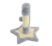 Kitten - Clavos de sisal para agarrar para arañar estrellas de juguete y corazón, protege tus muebles, rascadores para gatos de interior