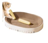 Kitten Claw Pad- Torre rascadora Vertical para Gatos, Tumbona de cartón Plegable, promueve el Estiramiento Saludable y el área de Siesta, Ideal para Gatos pequeños, Juego Activo y Descanso