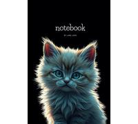 Kitten Design Notebook by Lane Loen: Plane Journal Perfect for Writing, Sketching and Drawing (Plus Kitten Coloring Page