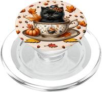 Kitten Fall Must Haves For Women and Girls Cute Autumn Cat PopSockets PopGrip para MagSafe