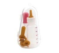 Kitten Feeding Bottles - Portable Nursing Milk Bottle with Scale, Soft Safe Nipples, Ergonomic Comfortable Grip, Sturdy Non-Toxicc Construction | Convenient Home and Travel Use, Puppies Cats for Feed