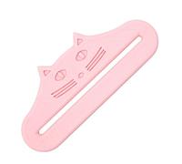 Kitten Food Dispenser - Wet Pouch Squeezer Spoon, Free Feeding Tool with Soft Grip Handle and Sturdy Silicone Clamp for Sauce Bags, Ideal for Small Cats Puppies Home Kitchen Meals