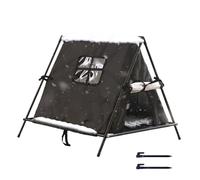 Kitten House - S/L Outdoor Cat House, Outside Triangular Pet Shelter | Waterproof Nest For Backyard Garden Patio Park Residential Area Garage Barn Street Corner Outdoor Accessories