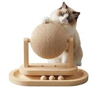 Kitten Interactive Toy - Rotating Scratch Ball Design, Textured Claw Care Tool, Engaging Play Sphere for Small Dog Cat Exercise Boredom Relief Training Aid | Pet Parents Trainers Apartments Ho