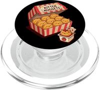 Kitten Nuggets Comida para niños Juego de Palabras de Pollo Nugget Cat Lover PopSockets PopGrip para MagSafe