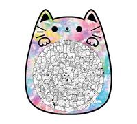 Kitten Puzzle - 135 Piece Cute Animal Jigsaw, Wooden Brain Teaser with Colorful Detailed Pieces, Engaging Skill Building Activity, Ideal for Family Fun Home Play Birthday