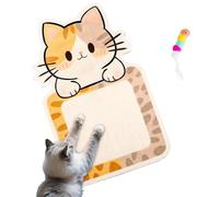 Kitten Scratcher Pad - Cat Climbing and Scratch Board, Interactive Pet Toy and Furniture Protector | Suitable for Enrichment, Boredom Relief, Adhesive Accessories for Indoor Cats Play, 50 x 80 cm