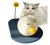 Kitten Scratching Pad, Sisal Small Cat Scratching Mat, Sisal Wear-Resistant Interactive Training Scratcher Toy, Duck-Shaped Design For Exercise And Play, 12.2x8.27x6.3 In
