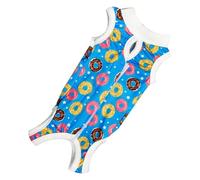 Kitten Spay Suit - Anti lamiendo mono transpirable para perro y gato, traje transpirable alternativo al collar para gatos - Protección para pequeñas lesiones abdominales y contra las lesiones