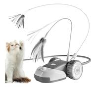 Kitten Toy, Touch Activated Smart Car with Auto Movement, Interactive Electronic Toy for Cats, Lightweight Portable Design, Easy Use Feature, Play Tool, Enrichment Accessory for Boredom Exercise