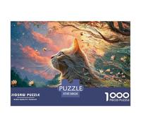 Kitten with Long Hair 1000 Stück Premium-Karton Puzzle Colorful Cat Lebendige Bilder Familienspiel Puzzles Als Wohnaccessoires 38x26cm/1000pcs