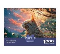 Kitten with Long Hair 1000 Stück Premium-Karton Puzzle Colorful Cat Stressabbau Kreatives Spiel Puzzles Als Wohnaccessoires 70x50cm/1000pcs Kitten with Long Hair 1000 Stück Premium-Karton Puzzle Colo
