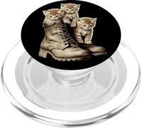 Kittens and Combat Boots PopSockets PopGrip para MagSafe