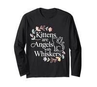 Kittens Are Angels with Whiskers Mascota Gato Esponjoso - Manga Larga