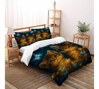Kittens Mariposas Funda Edrojoon 3 Piezas con Impresión En 3D Cute Domestic Animals con 2 Fundas De Almohada Super King（260x220cm） 100% Microfibra Ropa De Cama para Adultos Y Niñas