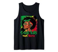 Kittitian Girl St Kitts Bandera Orgullosa Kittitian Nevisian Women Camiseta sin Mangas