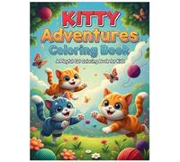 Kitty Adventures Coloring Book: A Playful Cat Coloring Book for Kids