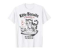 Kitty Biscuits Bakery We Knead 'Em You Need 'Em Camiseta