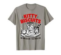 Kitty Biscuits Bakery We Knead Em You Need Em Cat Camiseta