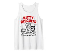 Kitty Biscuits Bakery We Knead Em You Need Em Cat Camiseta sin Mangas