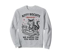 Kitty Biscuits Bakery We Knead 'Em You Need 'Em Sudadera