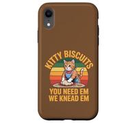 Kitty Biscuits Panadería We Knead Em You Need Em Cat Funny Carcasa para iPhone XR
