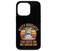 Kitty Biscuits Panadería We Knead Em You Need Em Love Cat Carcasa para iPhone 13 Pro