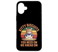 Kitty Biscuits Panadería We Knead Em You Need Em Love Cat Carcasa para iPhone 16 Plus