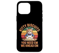 Kitty Biscuits Panadería We Knead Em You Need Em Love Cat Carcasa para iPhone 16 Pro Max