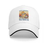 Kitty Biscuits We Knead Em You Need Em Cat Lover Baking Gorras de béisbol Vintage Sombreros Unisex con Pico Regalo